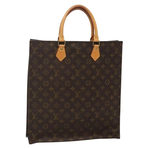 LOUIS VUITTON Monogram Sac Plat Hand Bag M51140 LV Auth 133704 - Picture 2 of 16